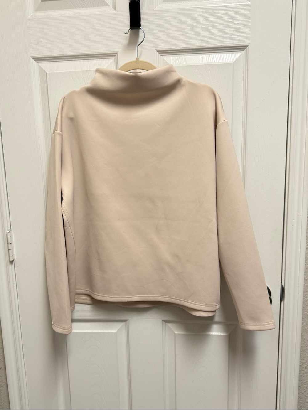 Aday Cream Mockneck Sweater Top
